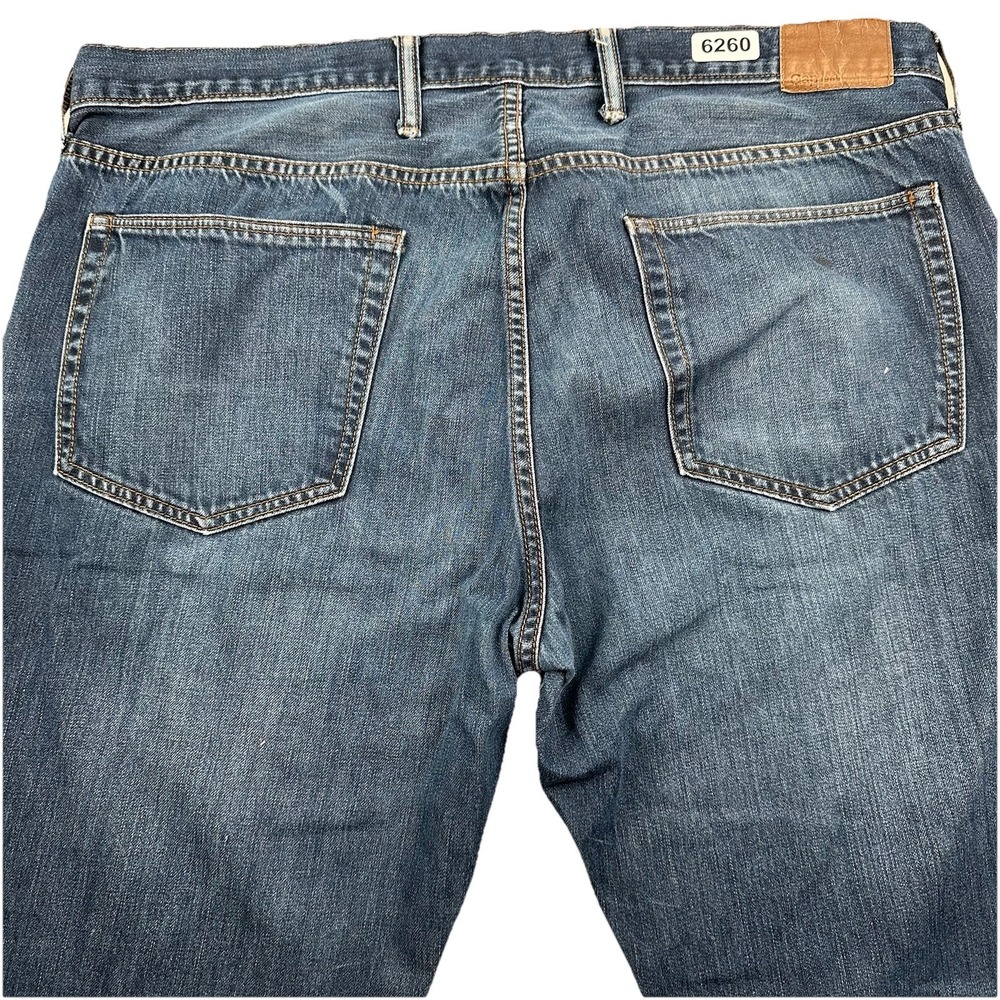 Y2K Gap 1969 Bootcut Jeans Mens 38x32 Blue Denim Medium Wash Distressed Cotton
